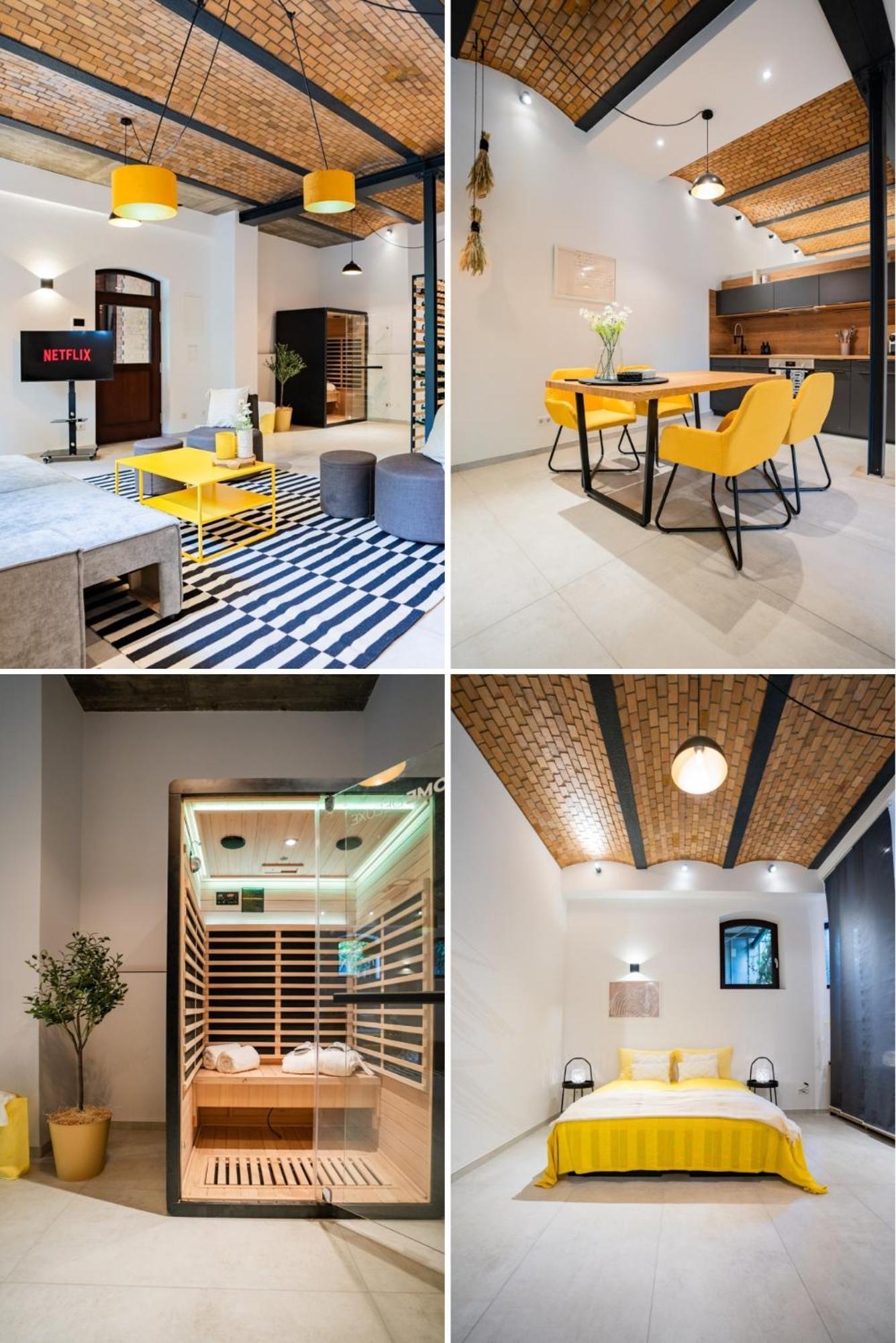 Apartment Luxurioeses 100m2 Loft Mit Sauna & Parkplatz - Platz Fuer 4 Personen *